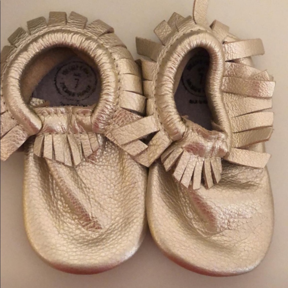 Freshly Picked Rose Gold Moccasins